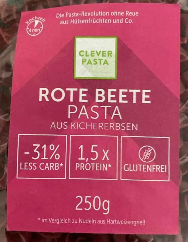 Fotografie - Rote Beete Pasta aus kichererbsen Clever Pasta