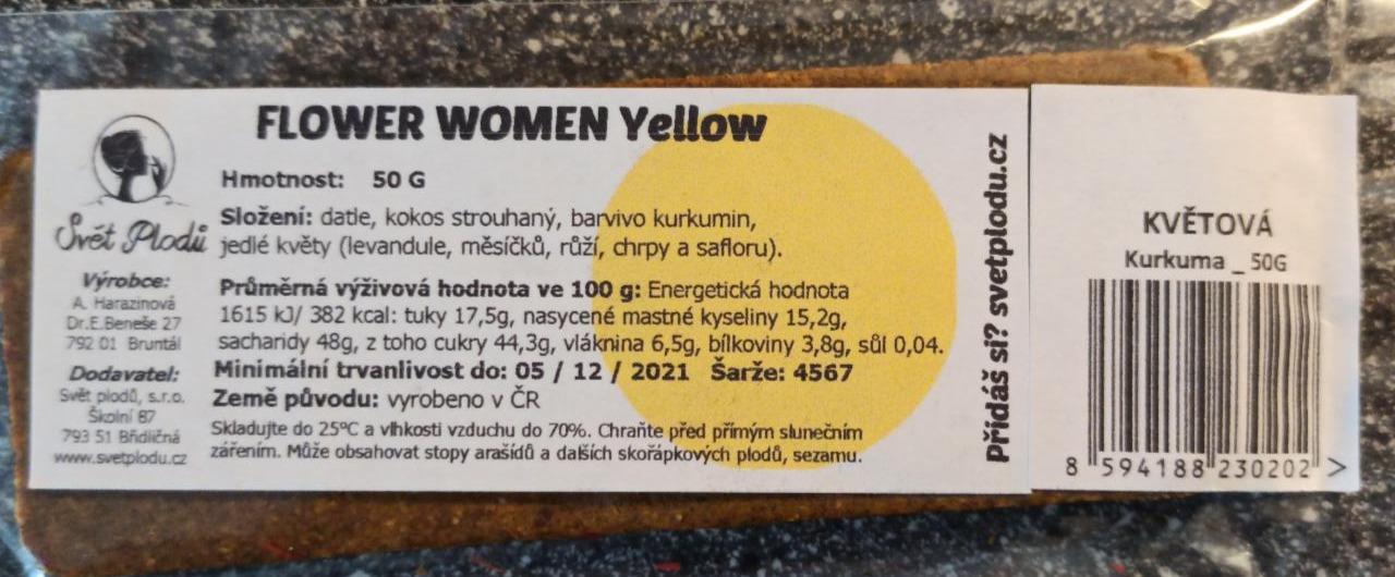 Fotografie - Flower Women yellow Svět plodů
