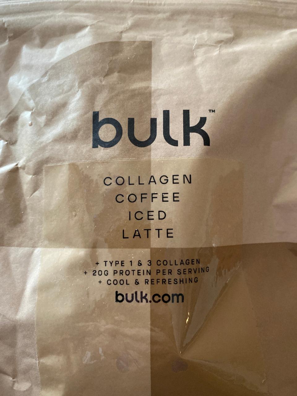 Fotografie - Collagen Coffee Iced Latte Bulk
