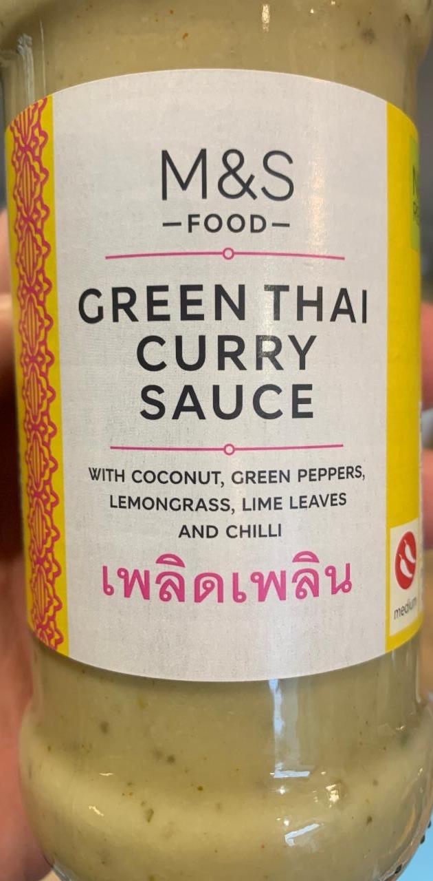 Fotografie - Green Thai Curry Sauce M&S Food