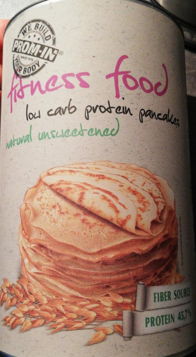 Fotografie - fitness food low carb protein pancakes natural unsweetened