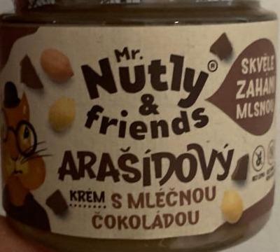 Fotografie - Arašídový krém s mléčnou čokoladou Mr. Nutly & friends