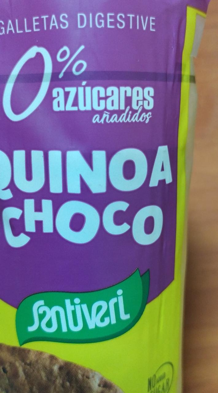 Fotografie - Quinoa Choco Galletas 0% azúcares Santiveri