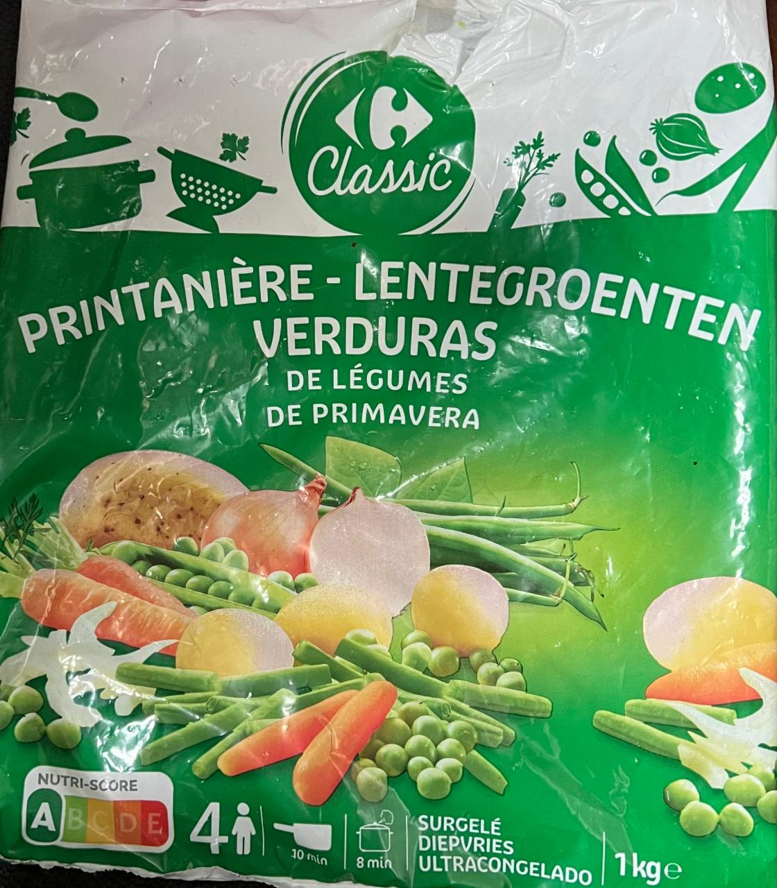 Fotografie - Printanière-lentagroenten verduras Carrefour Classic