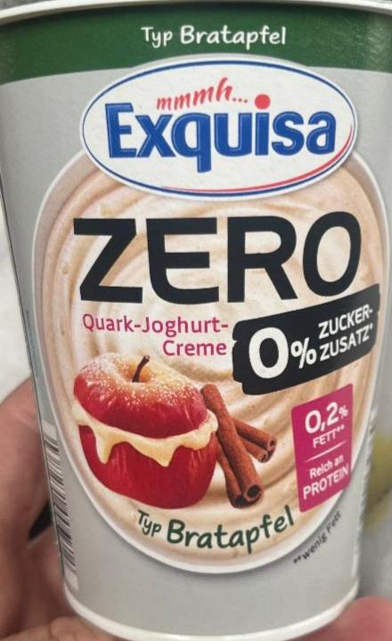 Fotografie - Zero Quark-joghurt-creme typ Bratapfel Exquisa