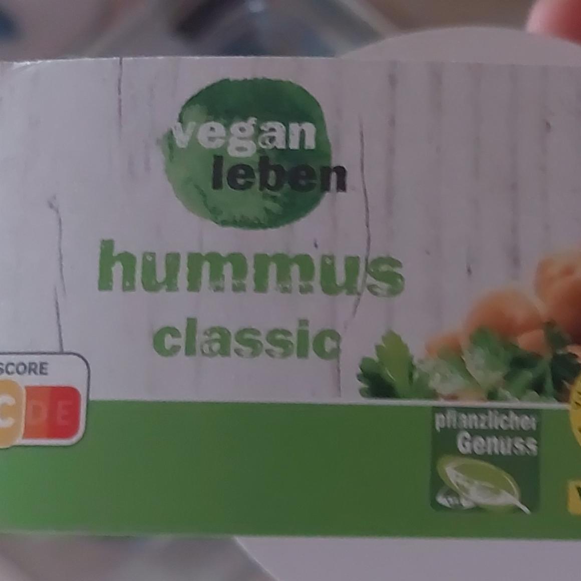 Fotografie - Hummus Classic Vegan Leben