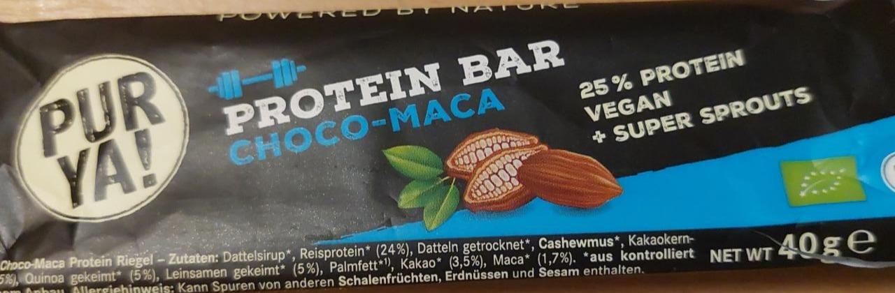 Fotografie - protein bar choco-maca Pur ya!