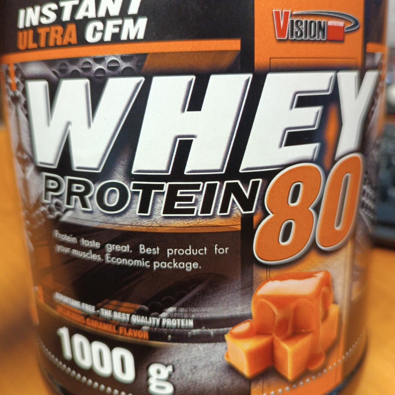 Fotografie - Whey Protein 80 Salted Caramel Vision