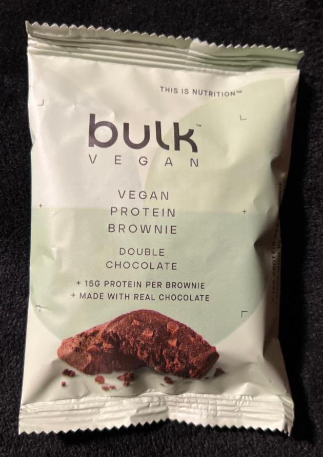 Fotografie - Vegan protein brownie double chocolate Bulk