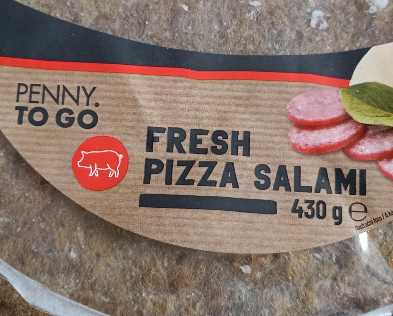 Fotografie - Fresh Pizza Salami Penny. To go