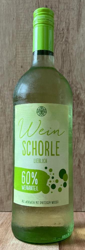 Fotografie - Wein Schorle Lieblich 60% weinanteil Lidl