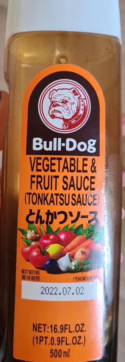 Fotografie - Tonkatsu Seasoning Vegetable Fruit Sauce Bull-Dog