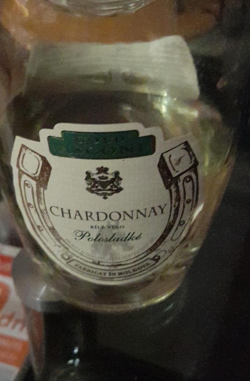 Fotografie - Chardonnay bílé víno polosladké Asconi Gold