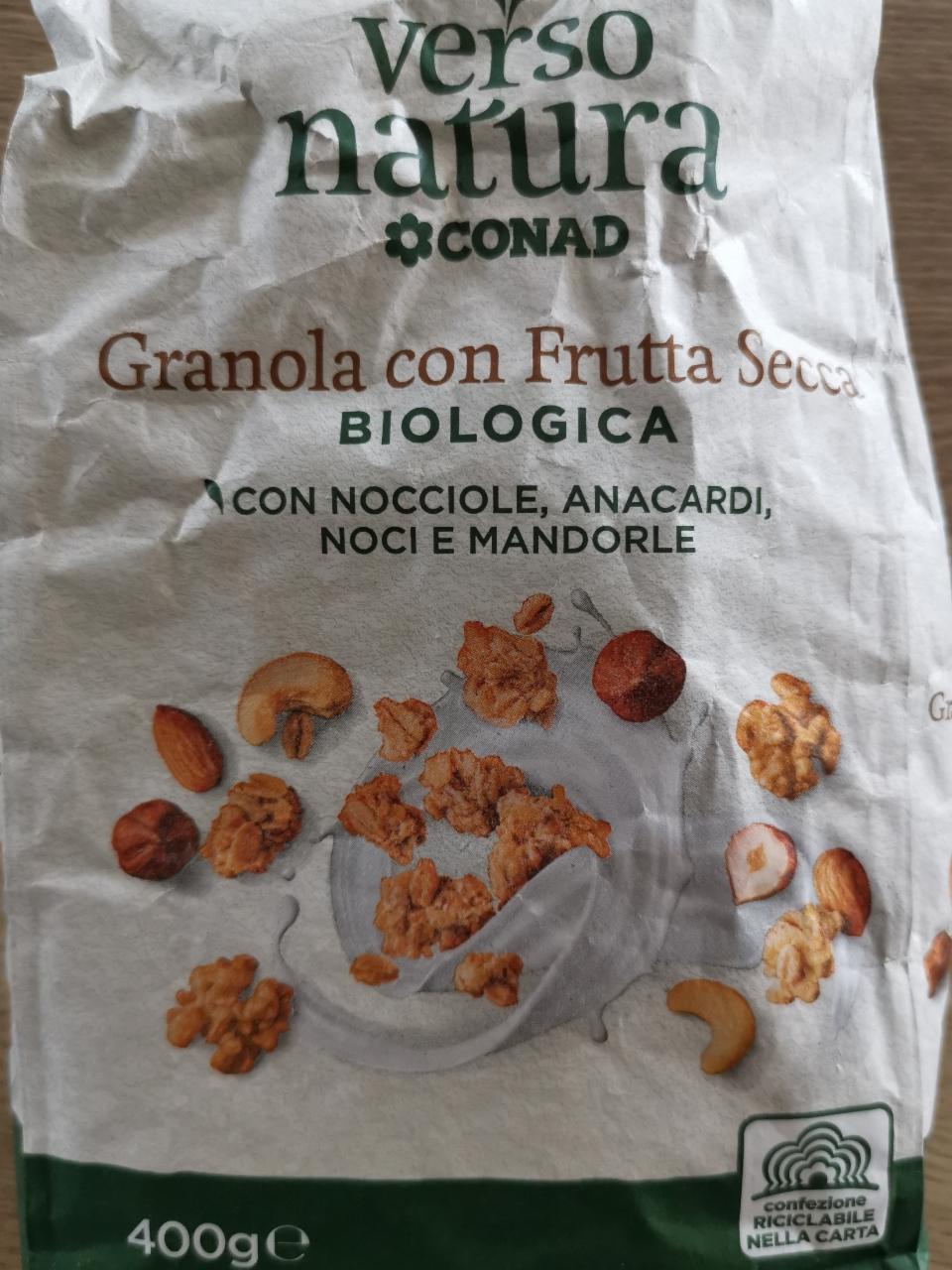 Fotografie - Verso natura Granola con Frutta Secca Conad
