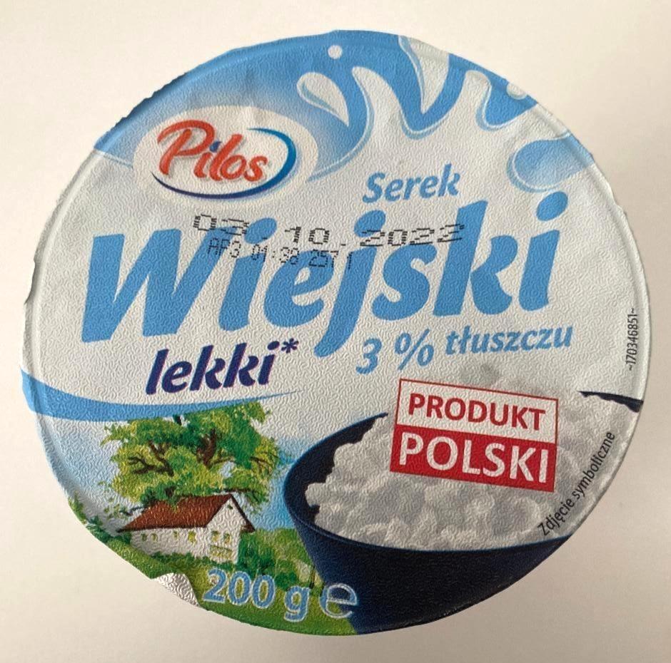 Fotografie - Serek wiejski lekki (lehký tvaroh 3% tl.) Pilos
