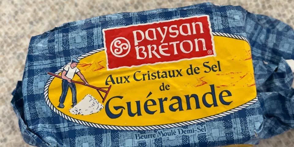 Fotografie - beurre aux cristaux de Sel Paysan Breton