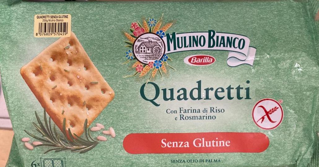 Fotografie - Quadretti con Farina di Riso e Rosmarino Senza Glutine Mulino Bianco