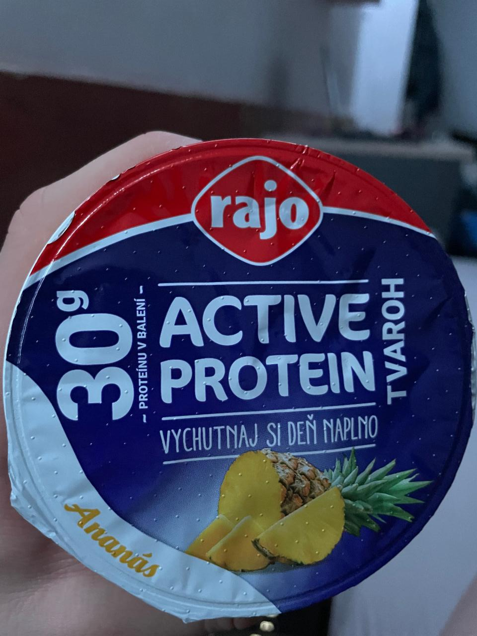 Fotografie - Active Protein tvaroh ananas Rajo