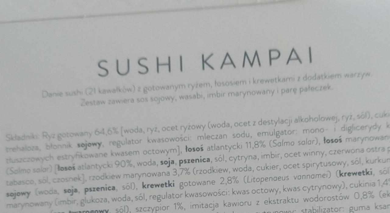 Fotografie - sushi kampai