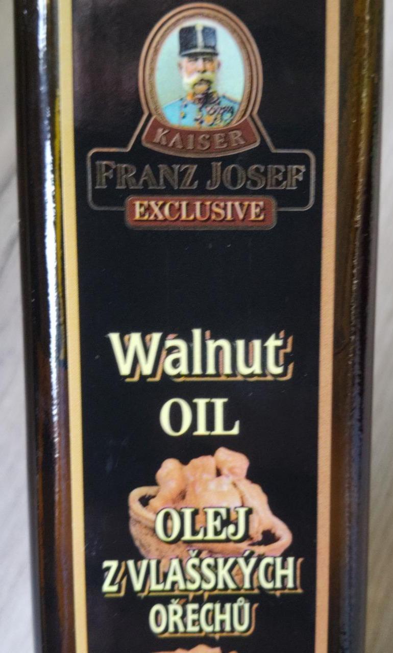 Fotografie - Walnut oil olej z vlašských ořechů Kaiser Franz Josef