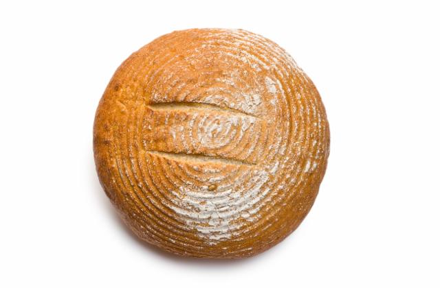 Fotografie - chléb žitno pšeničný kulatý