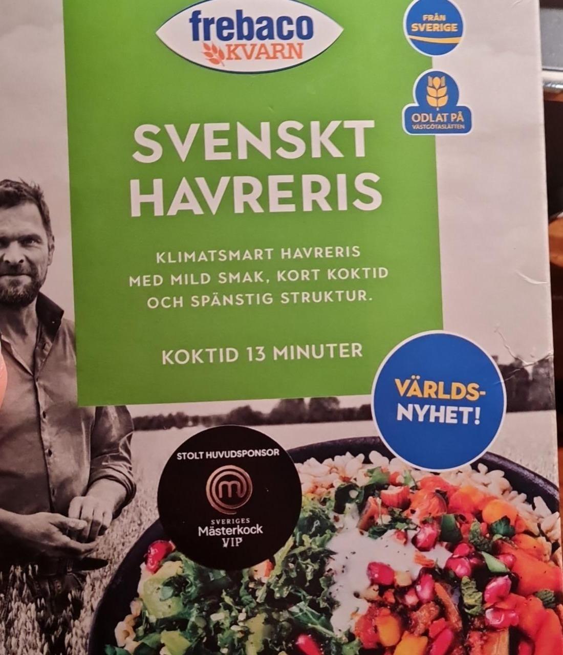Fotografie - Svenskt Havreris Frebaco Kvarn