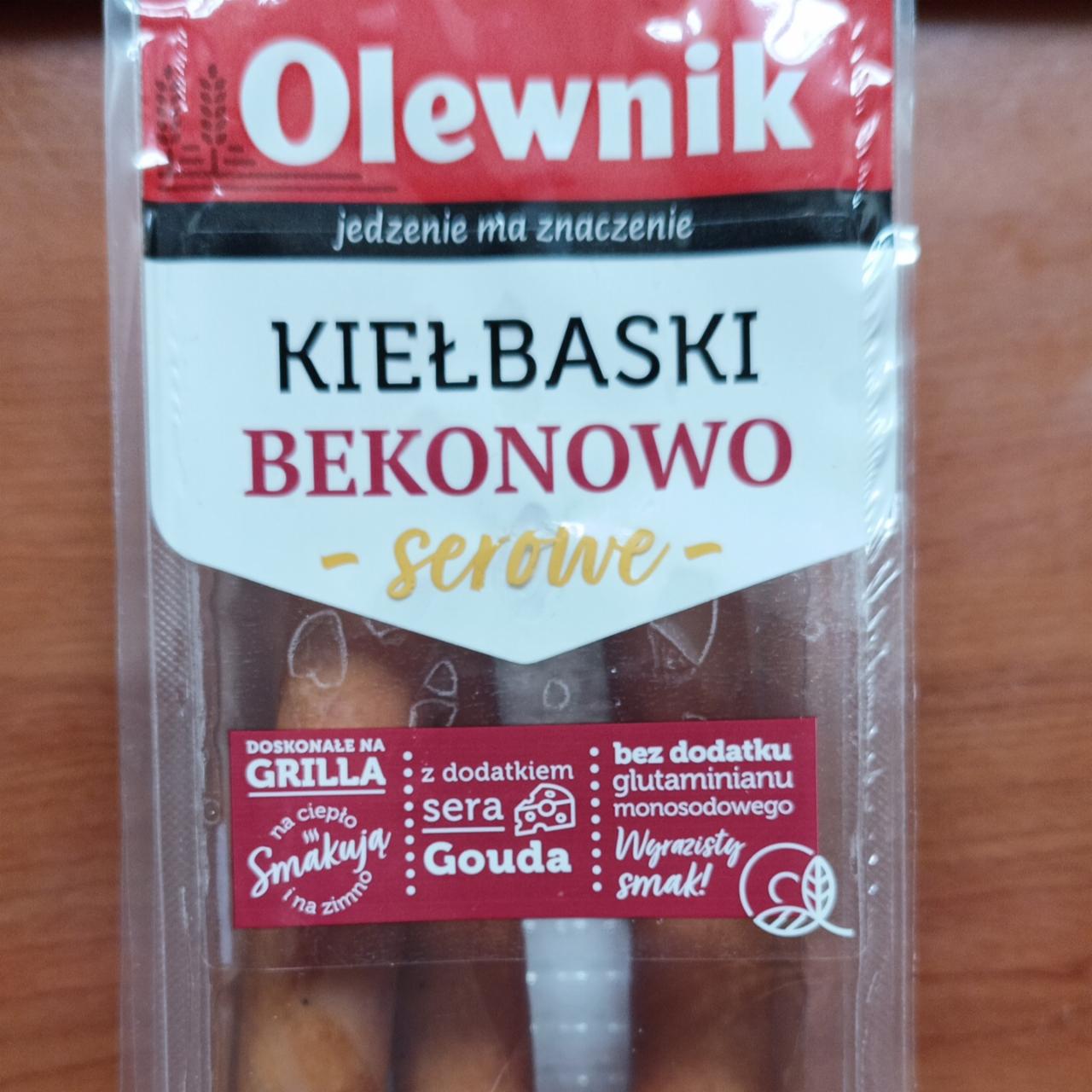 Fotografie - Kielbaski bekonowo serowe Olewnik