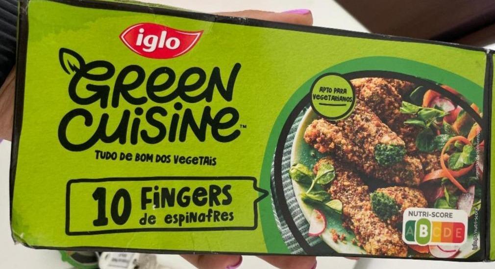 Fotografie - Green Cuisine Fingers Espinafres Iglo