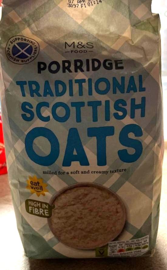 Fotografie - Porridge Traditional Scottish Oats M&S Food