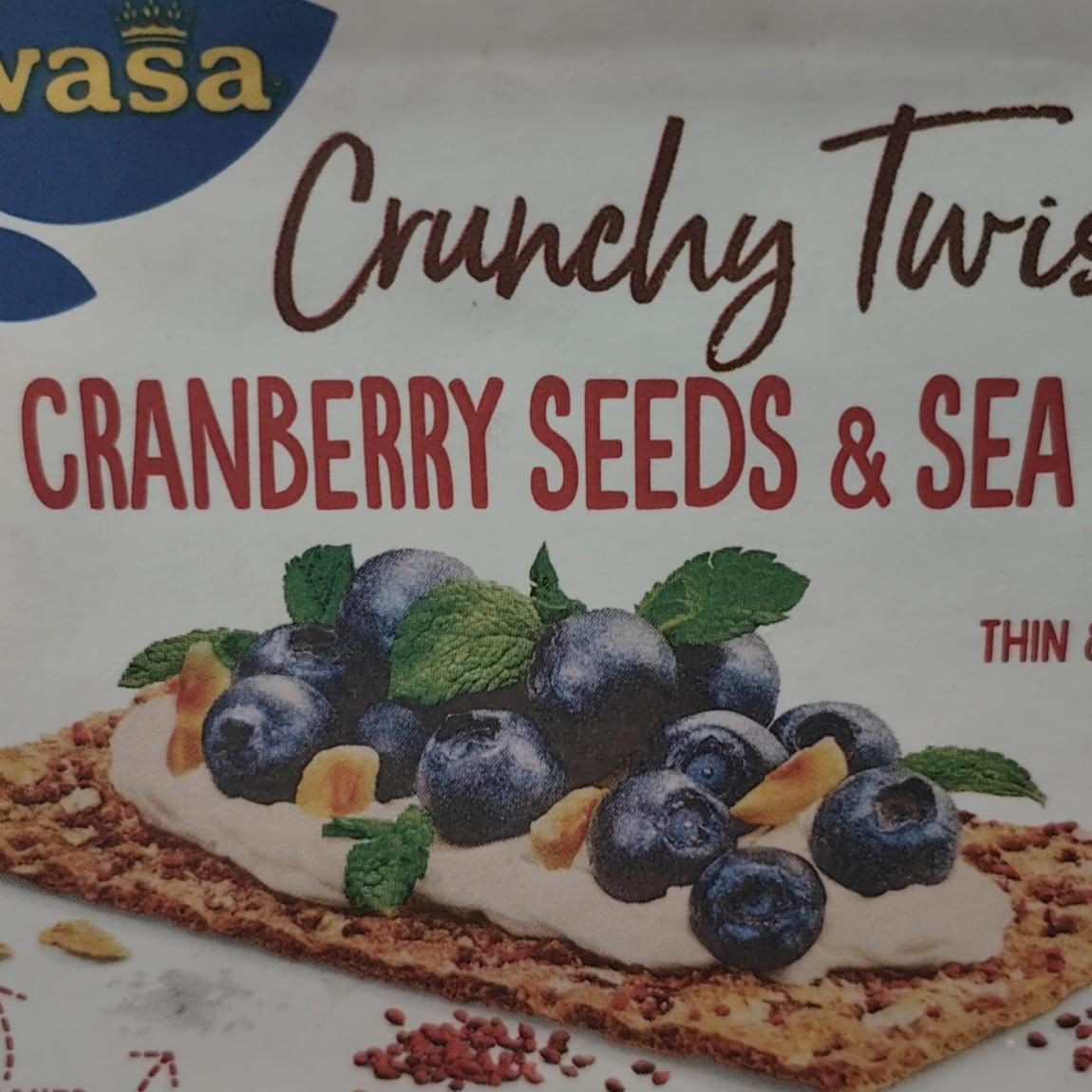 Fotografie - Crunchy Twist Cranberry seeds & sea salt Wasa