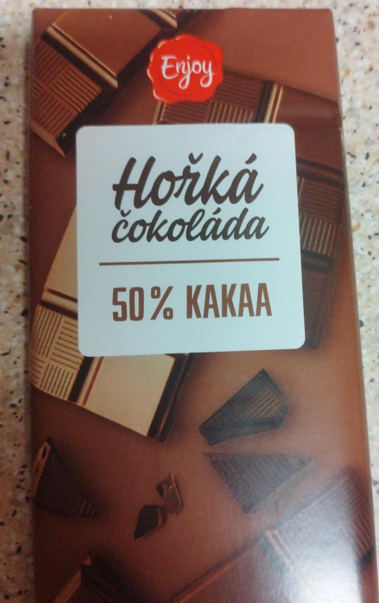 Fotografie - Hořká čokoláda 50% kakaa Enjoy