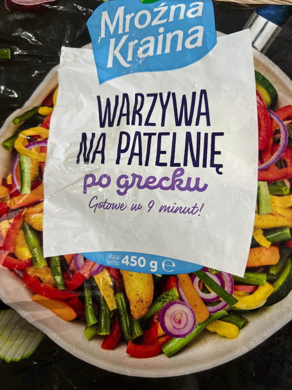 Fotografie - Warzywa na patelnię po grecku Mroźna Kraina