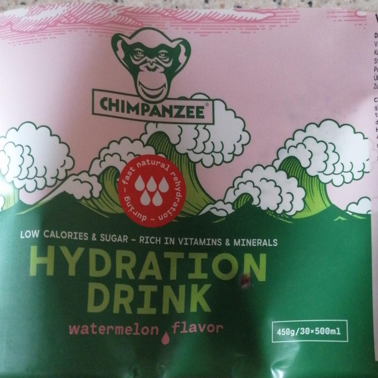 Fotografie - Hydration Drink Watermelon Chimpanzee