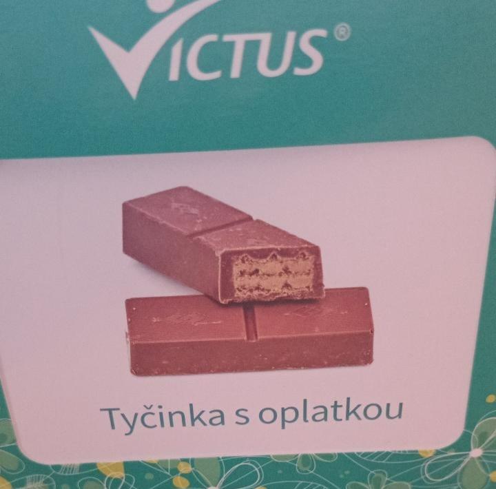 Fotografie - čokoládová tyčinka s oplatkou Victus
