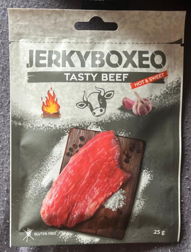 Fotografie - Tasty Beef Hot&Sweet Jerkyboxeo