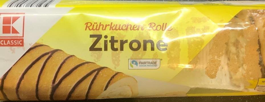 Fotografie - Rührkuchen rolle Zitrone Fairtrade