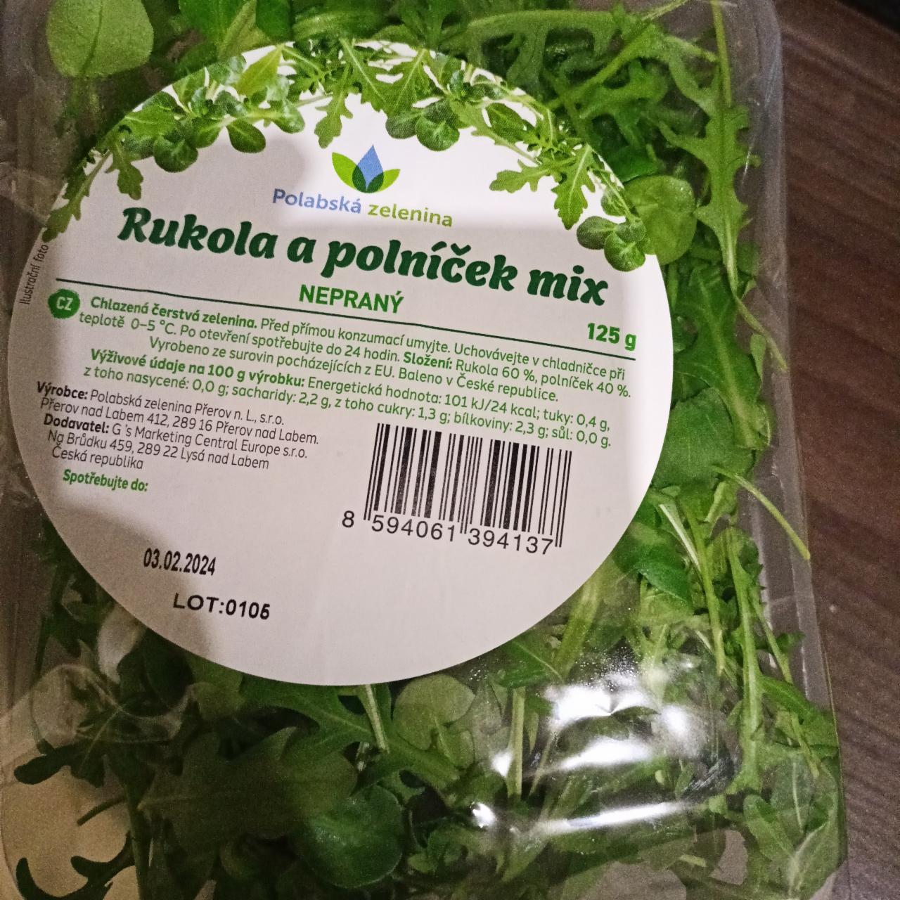 Fotografie - Rukola a polníček mix Polabská zelenina