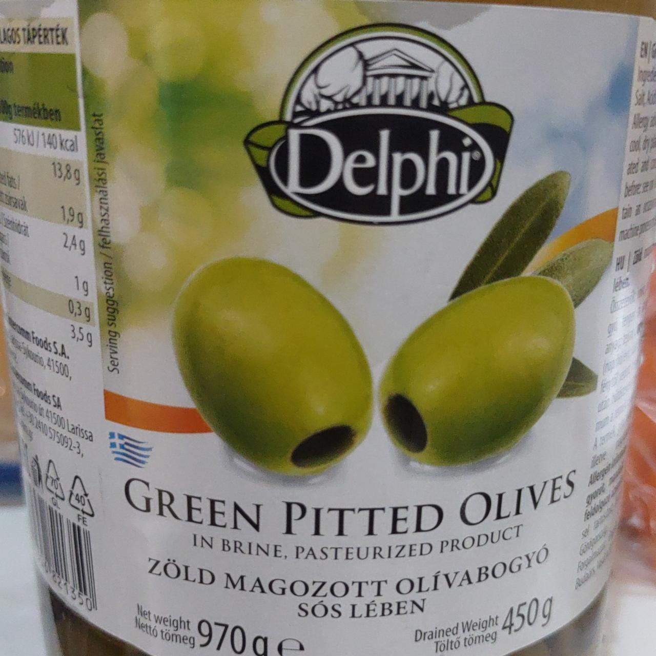 Fotografie - Delphi green pitted olives