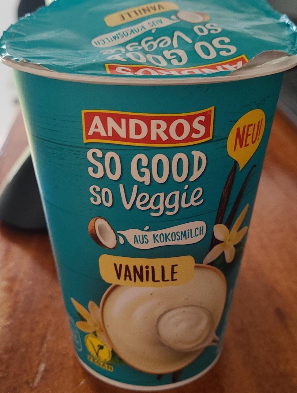 Fotografie - So good So veggie Aus kokosmilch Vanille Andros