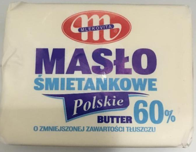 Fotografie - Masło Polskie śmietankowe 60% tłuszczu Mlekovita