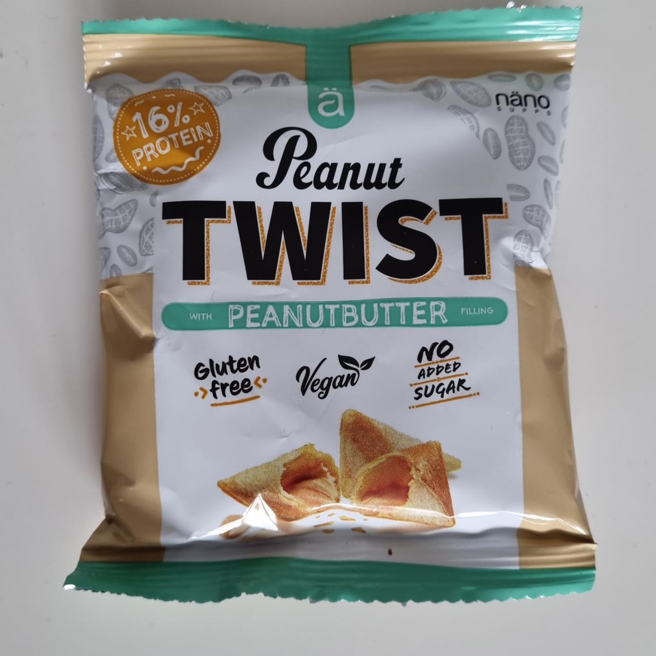 Fotografie - Peanut Twist with peanutbutter filling Näno Supps