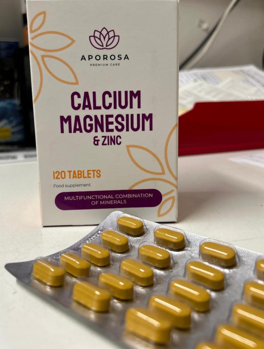 Fotografie - Calcium Magnesium & Zinc Aporosa