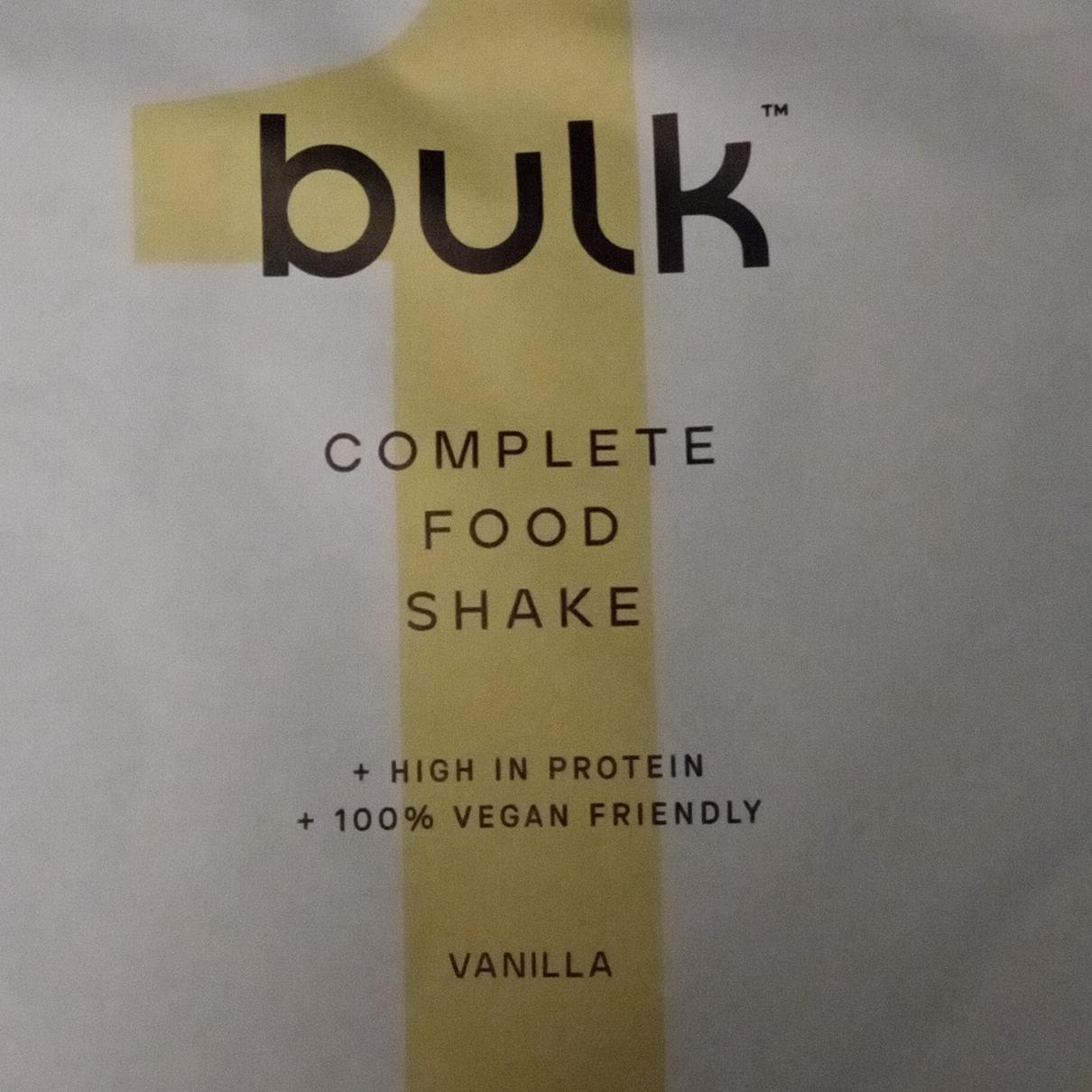 Fotografie - 1 Complete Food Shake Vanilla Bulk