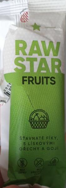 Fotografie - Raw Star Fruits ovocná tyčinka šťavnaté fíky 