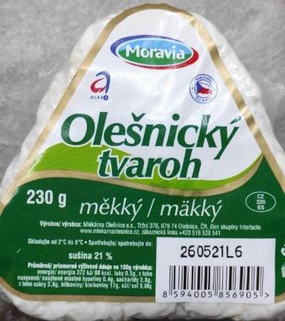 Fotografie - Olešnický tvaroh měkký 21% Moravia