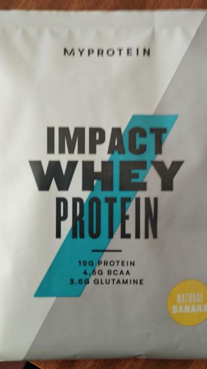 Fotografie - Impact whey protein Natural banana Myprotein
