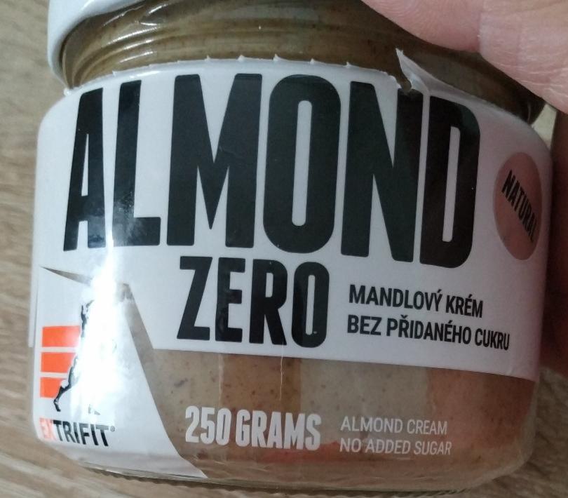 Fotografie - Almond zero mandlový krém bez přidaného cukru Extrifit