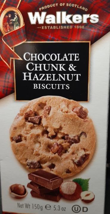 Fotografie - Chocolate Chunk & Hazelnut Biscuits Walkers
