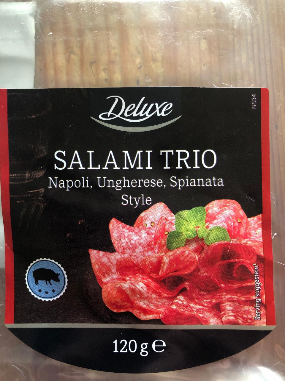 Fotografie - Salami trio Napoli Deluxe
