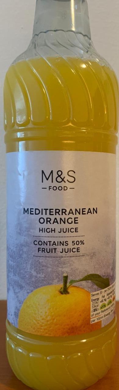 Fotografie - Mediterranean orange high juice Marks & Spencer